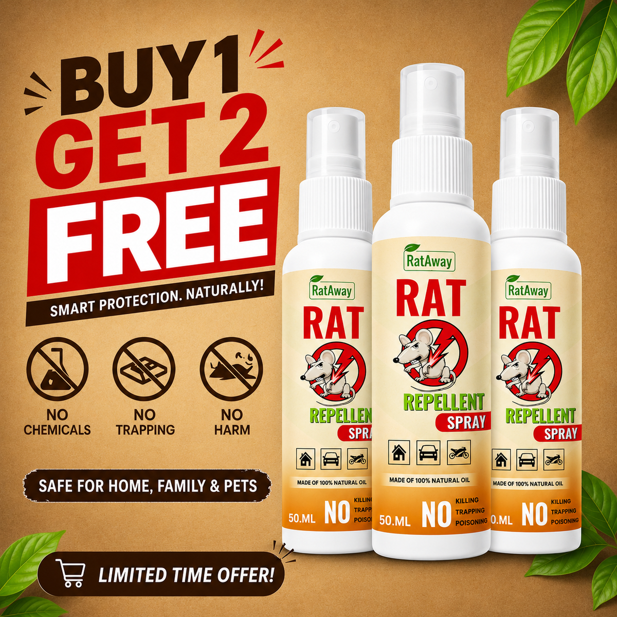 Rat Repellent Spray – Safe, Effective, and Eco-friendly