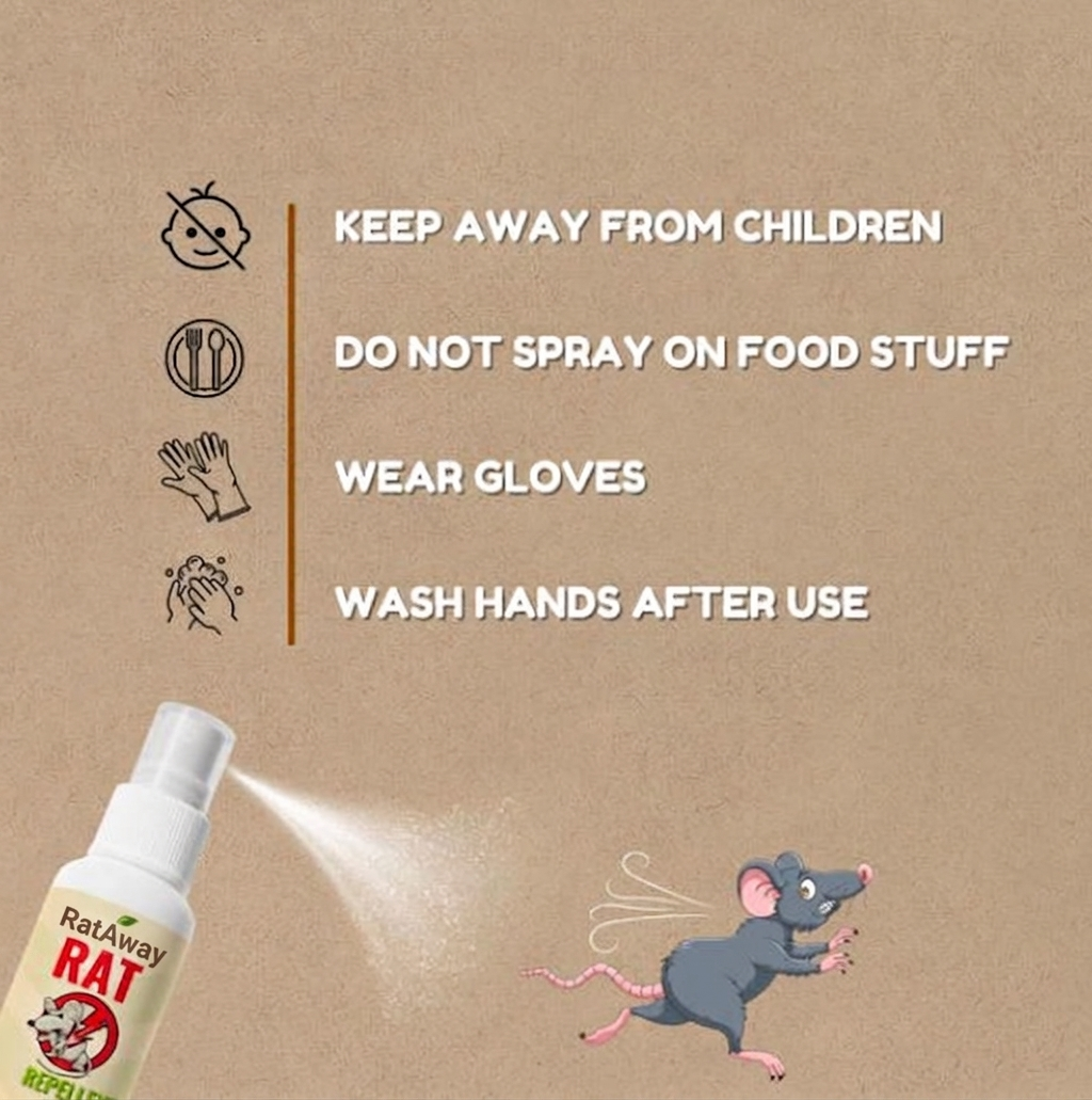 Rat Repellent Spray – Safe, Effective, and Eco-friendly
